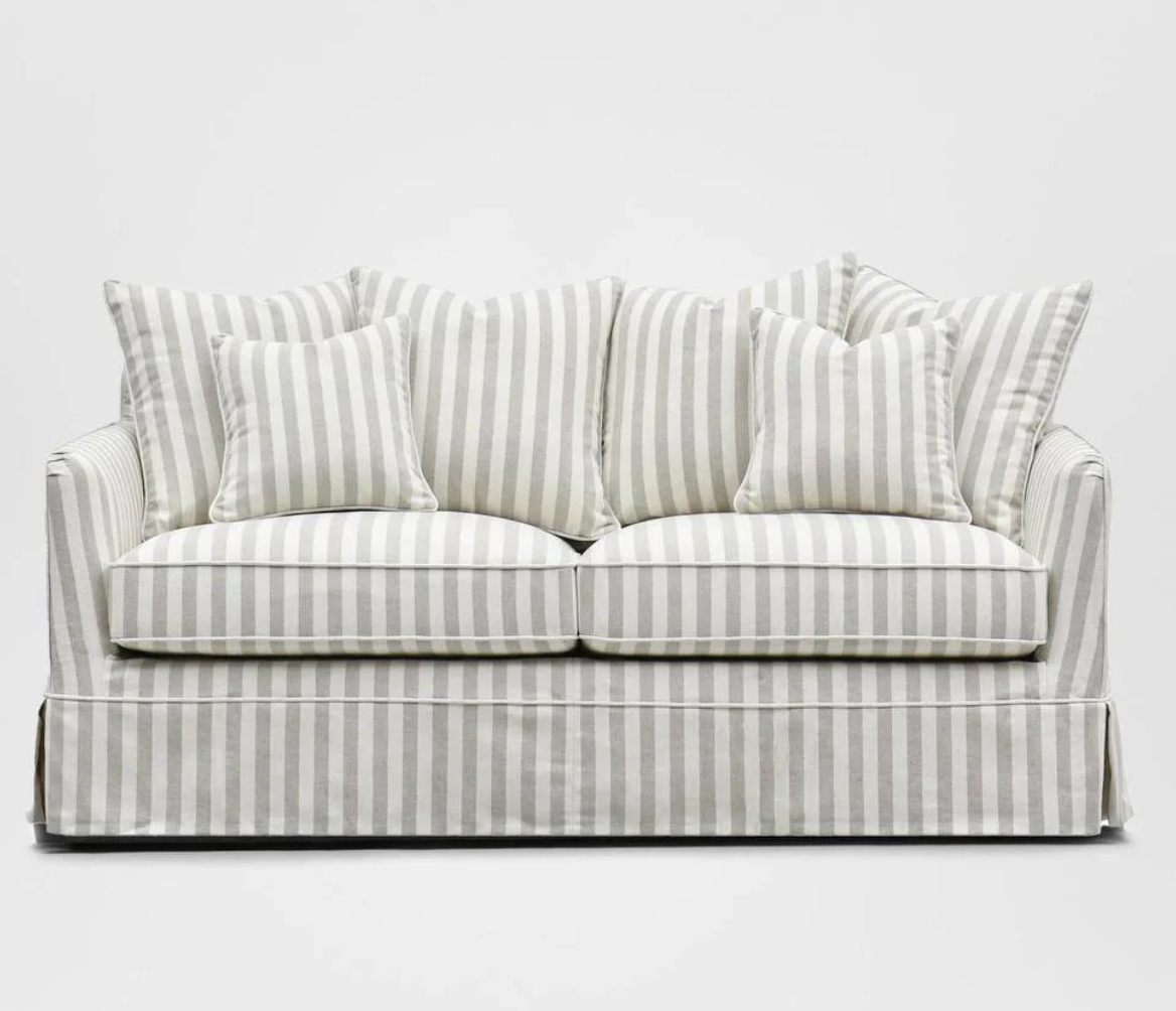 Pre Order: Henley 3 Seater Sofa - Natural Stripe