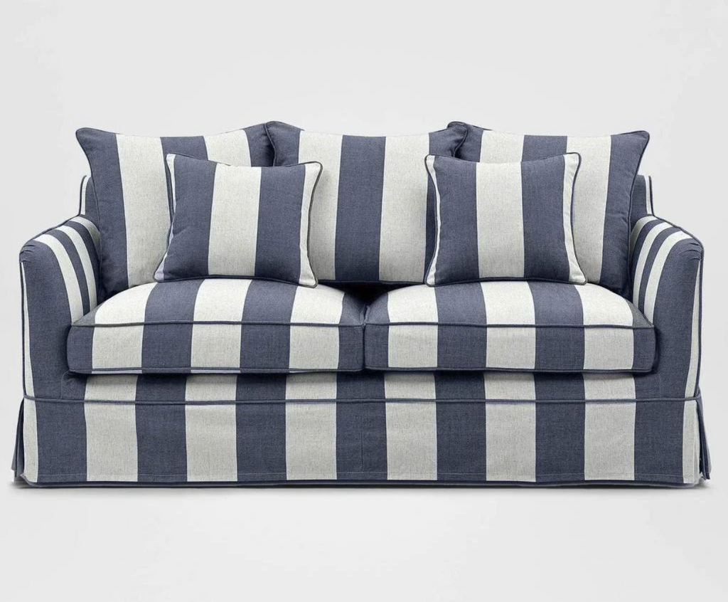 Henley 2 Seater Sofa - Blue/White Stripe