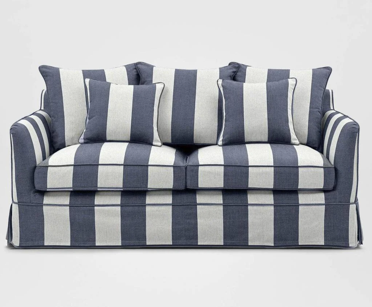 Henley 2 Seater Sofa - Blue/White Stripe