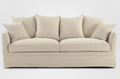 Pre Order: Henley 3 Seater Sofa - Linen Blend Beige