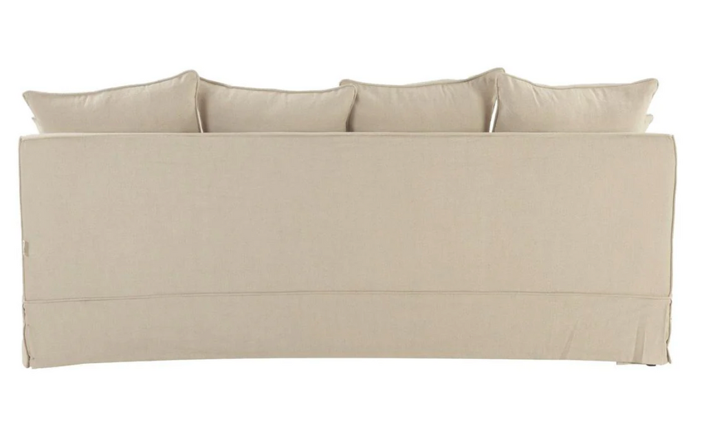 Pre Order: Henley 3 Seater Sofa - Linen Blend Beige