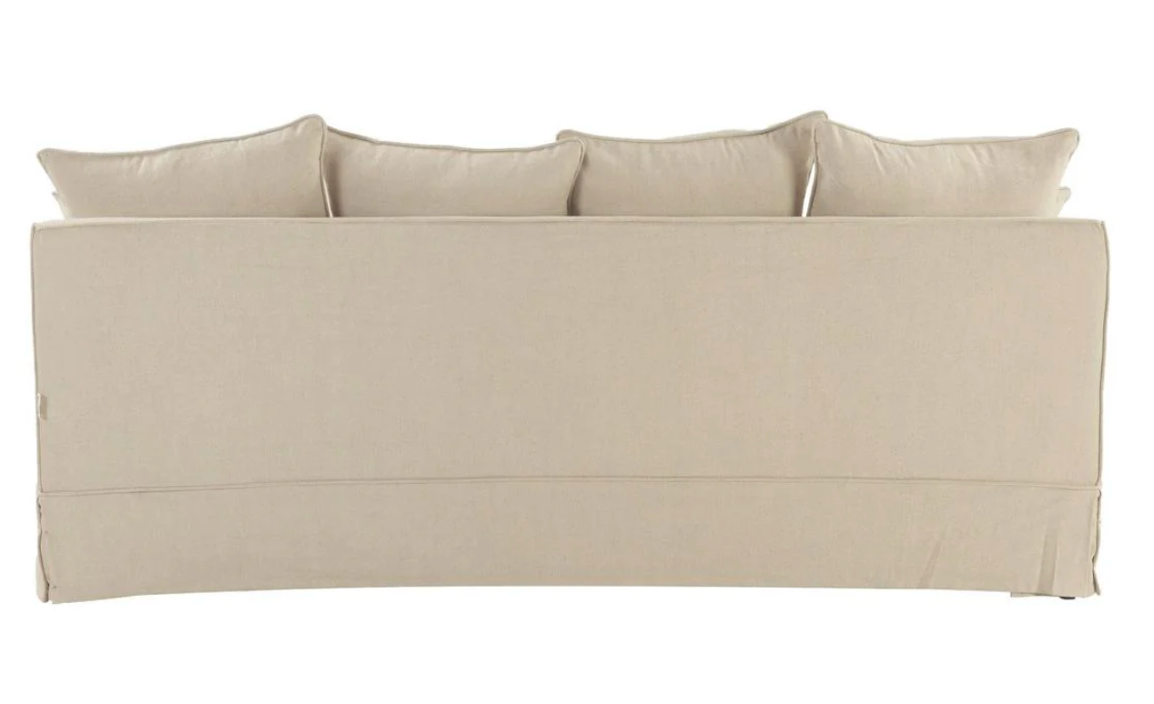 Pre Order: Henley 3 Seater Sofa - Linen Blend Beige