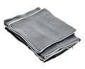 Henley 2 Seater Slip Cover - Grey with White Piping