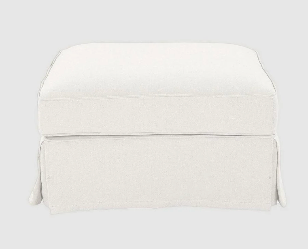 Pre Order: Henley Ottoman - Ivory