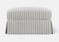 Pre Order: Henley Ottoman - Natural Stripe