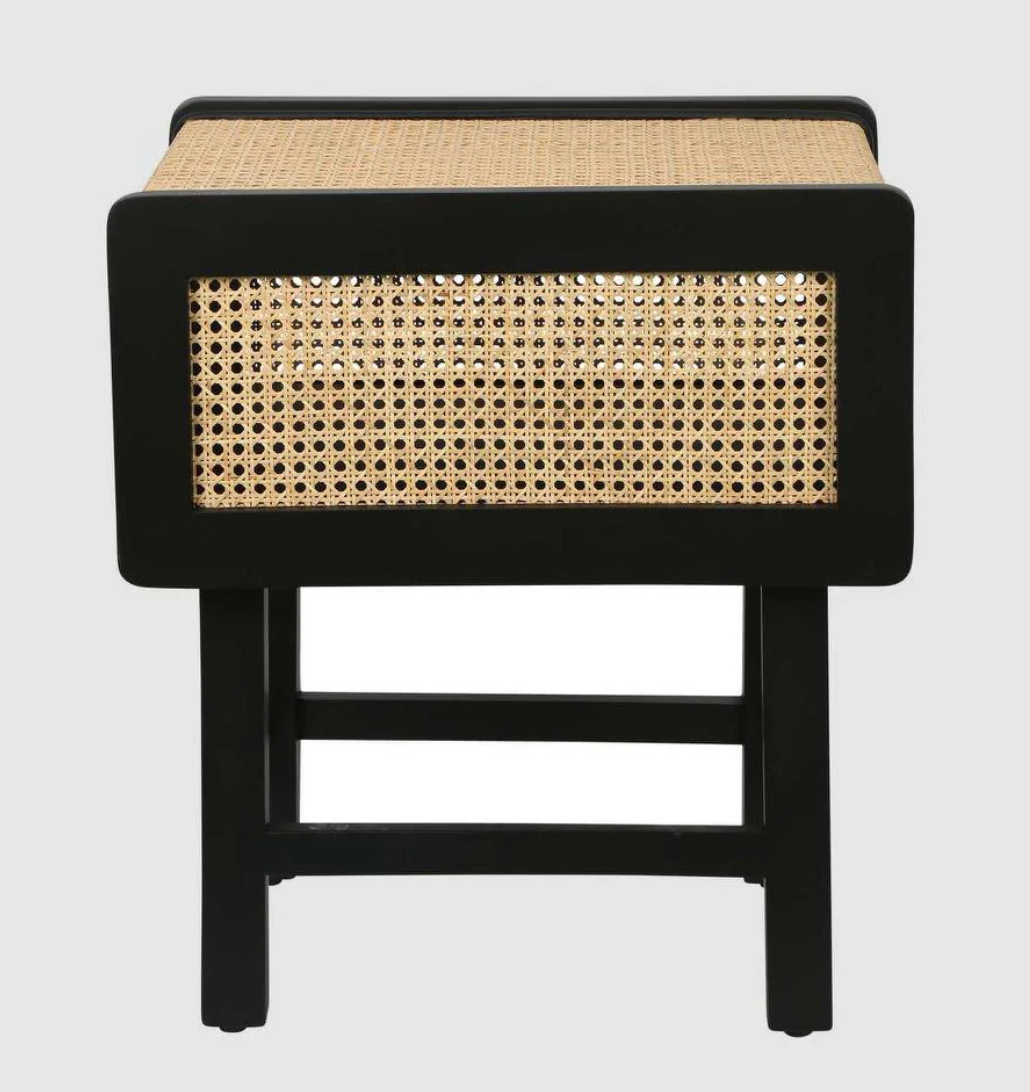 Harper Bedside Table Black