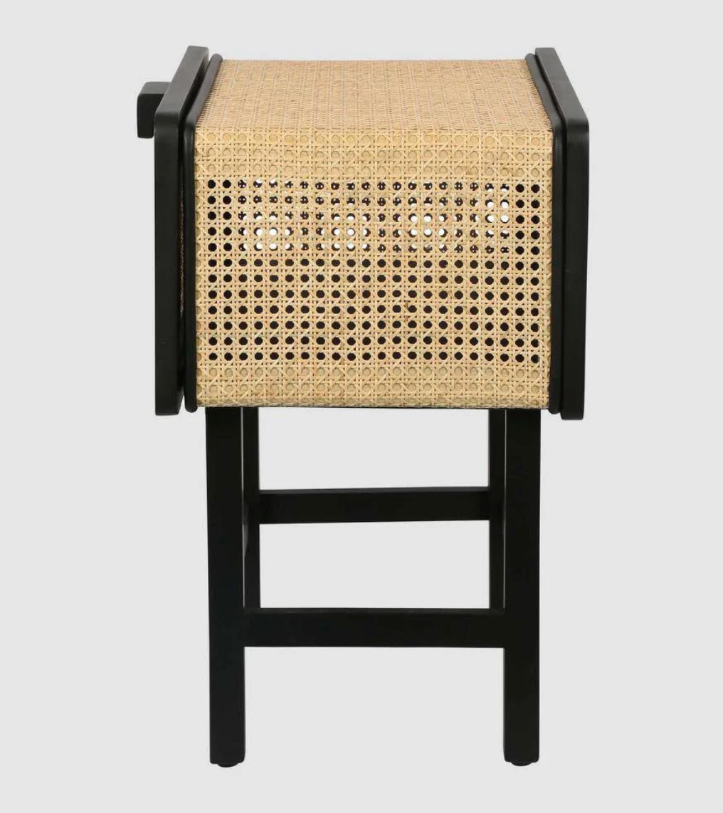 Harper Bedside Table Black
