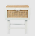 Harper bedside Table White