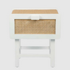 Harper bedside Table White