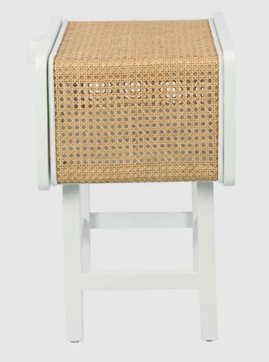 Harper bedside Table White