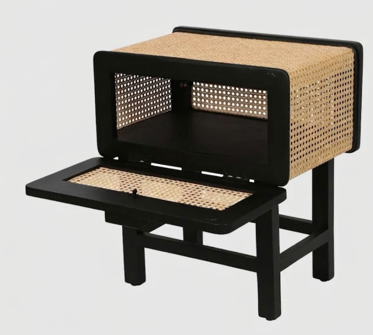 Harper Bedside Table Black