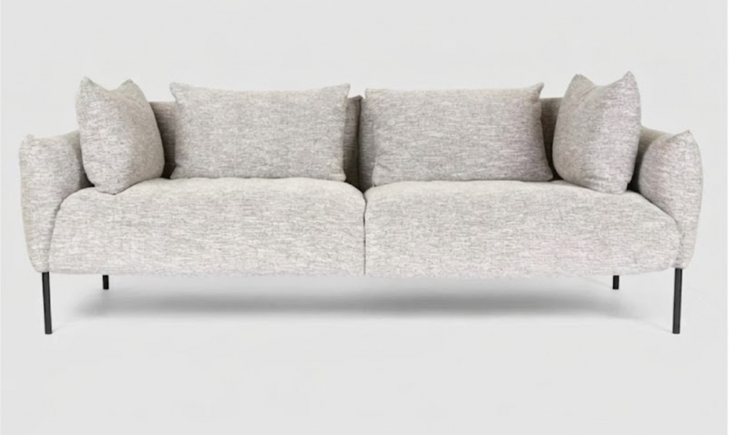 Yarra 3 Seater Sofa - Grey Fleck