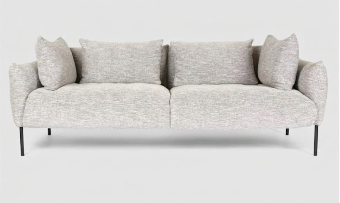 Yarra 3 Seater Sofa - Grey Fleck