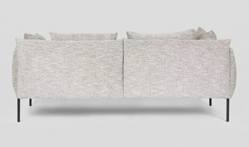 Yarra 3 Seater Sofa - Grey Fleck