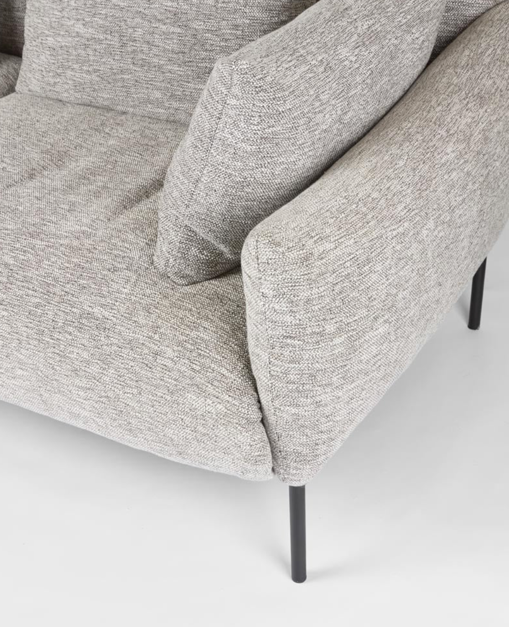 Yarra 3 Seater Sofa - Grey Fleck