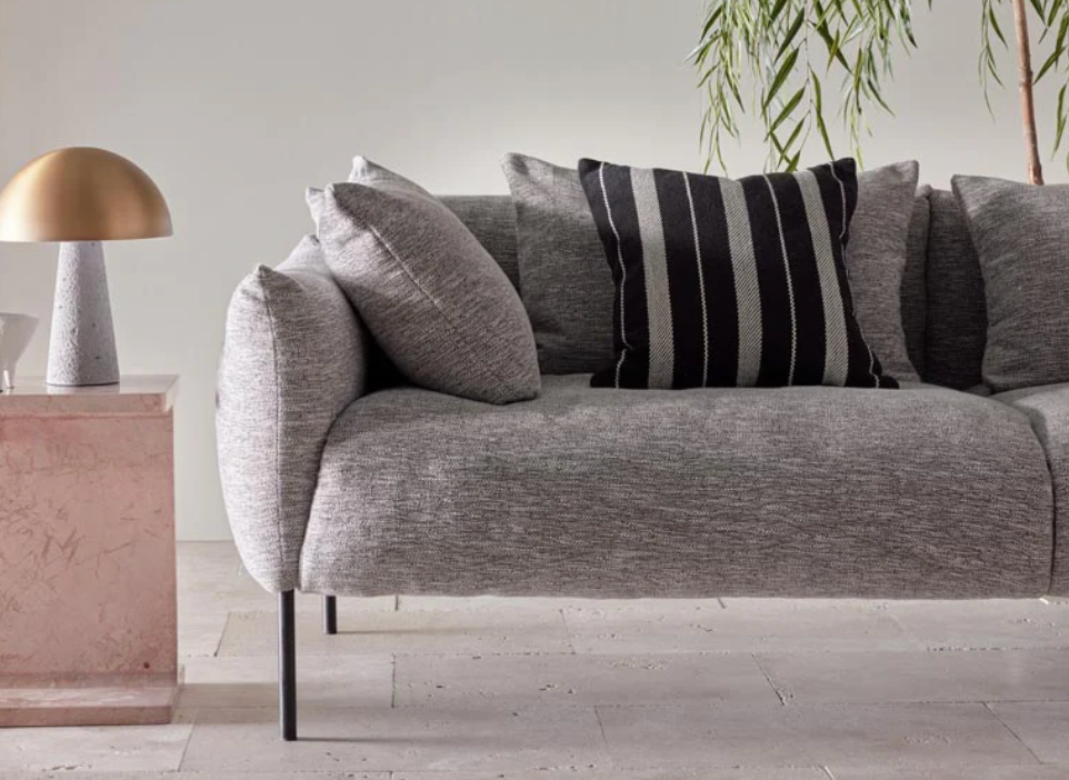 Yarra 3 Seater Sofa - Grey Fleck